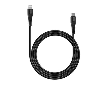 Canyon MFI-4 كابل لايتنينج إلى USB-C بقوة 18 واط بطول 1.2 متر أسود