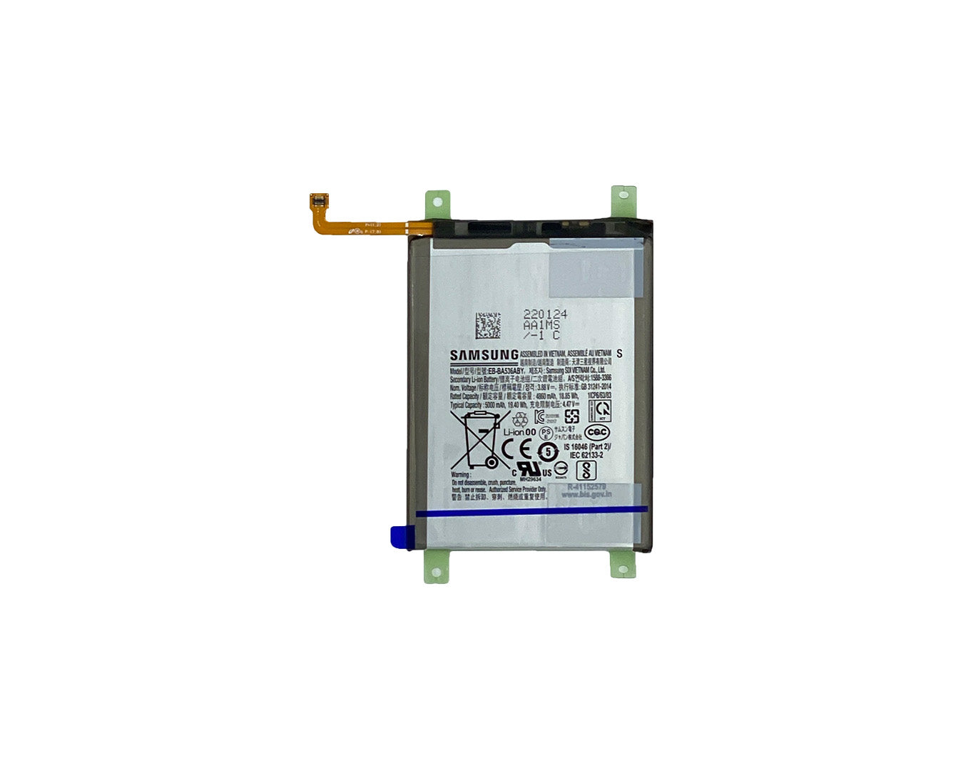 Samsung Galaxy A33 5G A336. A53 5G A536 Battery EB-BA536ABY. EB-BA336ABY Original