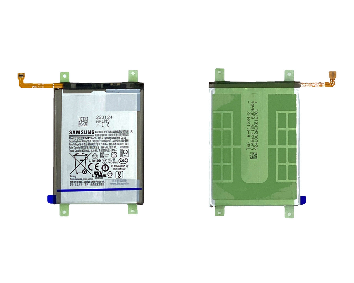 Samsung Galaxy A33 5G A336. A53 5G A536 Battery EB-BA536ABY. EB-BA336ABY Original