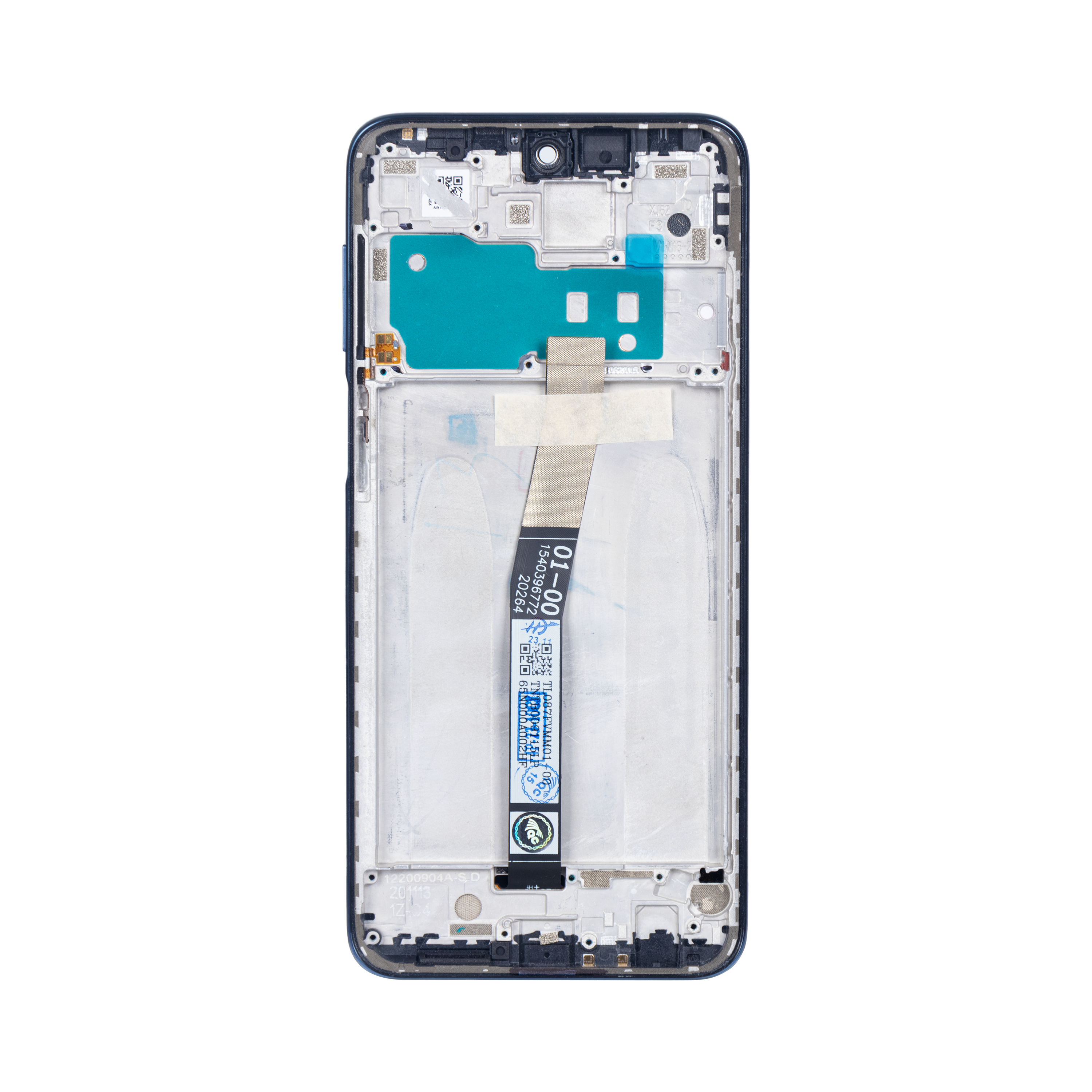 Xiaomi Redmi Note 10 Lite Display And Digitizer With Frame Interstellar Black OEM