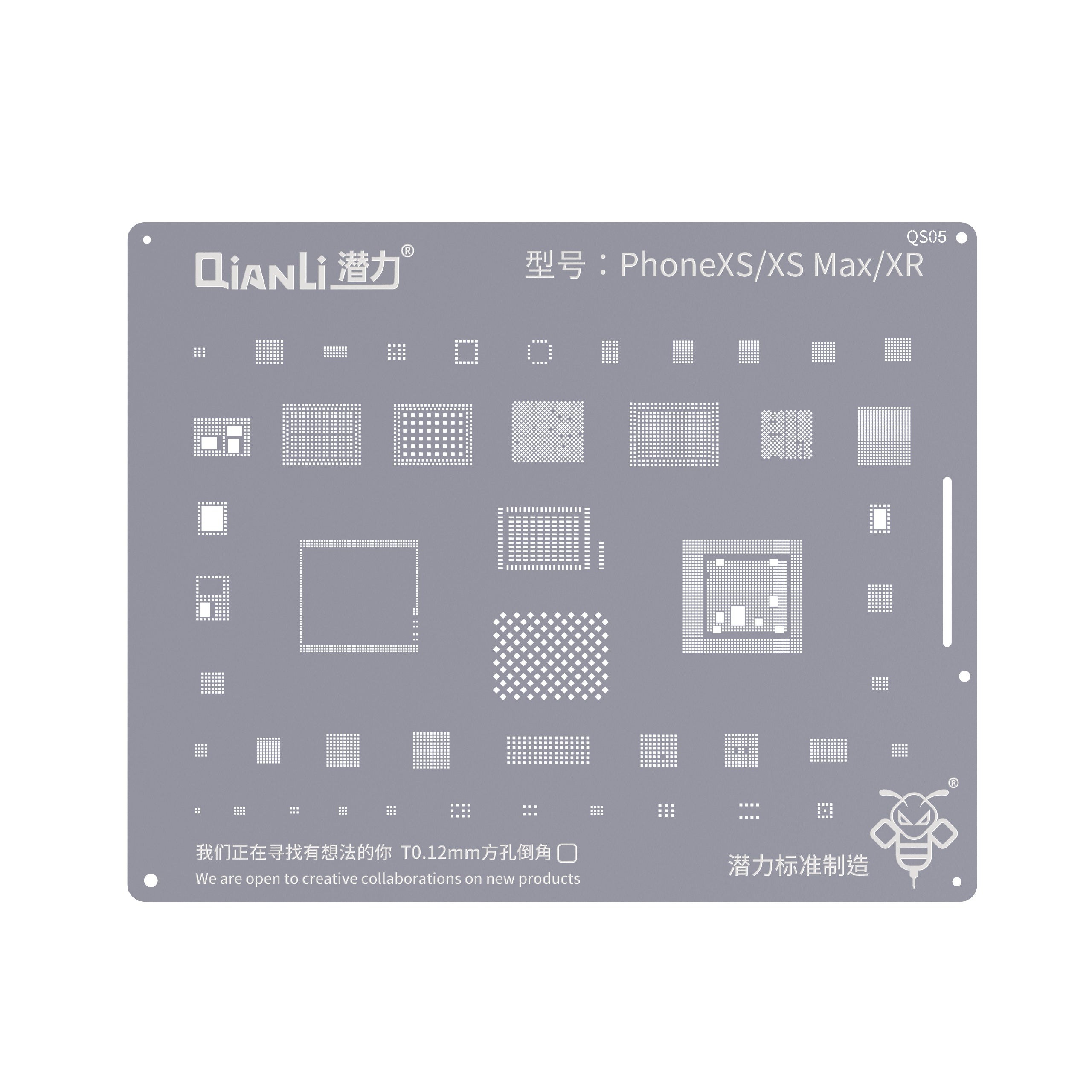 QIANLI Bumblebee Stencil QS05 For Apple iPhone XS. iPhone XS Max. iPhone XR