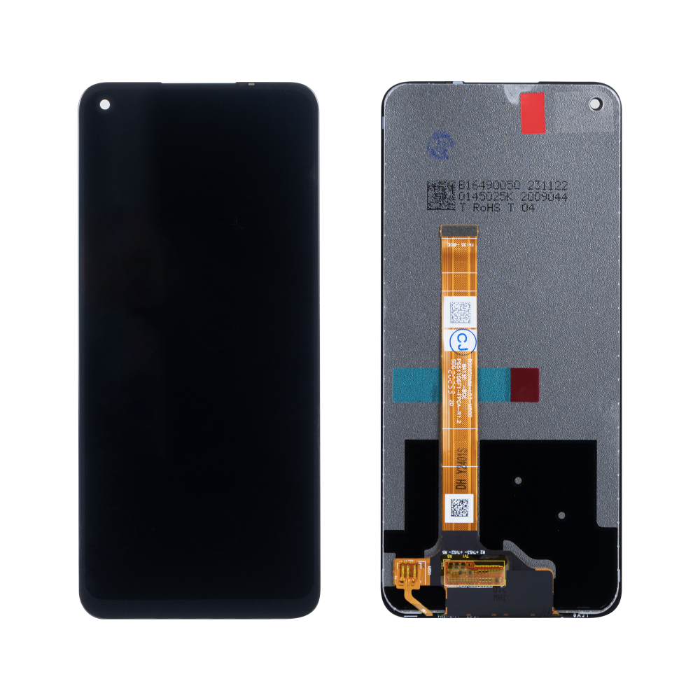 Ecrã e Digitalizador Oppo A52. A72 4G. A92 sem Aro Preto OEM