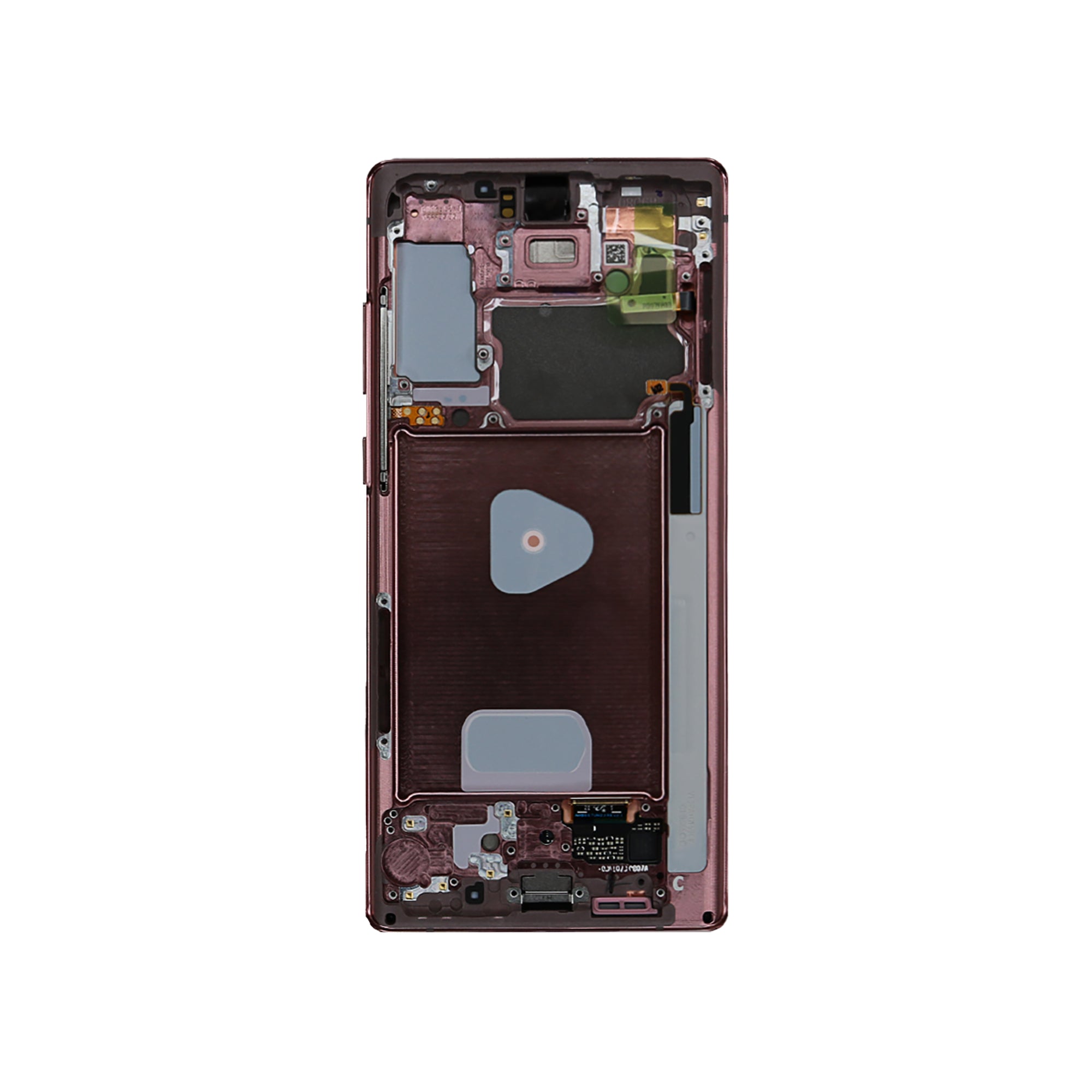 Samsung Galaxy Note 20 N980F. Note 20 5G N981B Display And Digitizer With Frame Mystic Bronze Service Pack