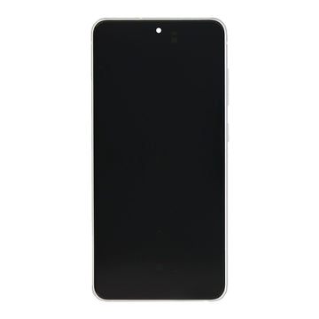 Samsung Galaxy S21 FE G990B Display And Digitizer With Frame White Service Pack