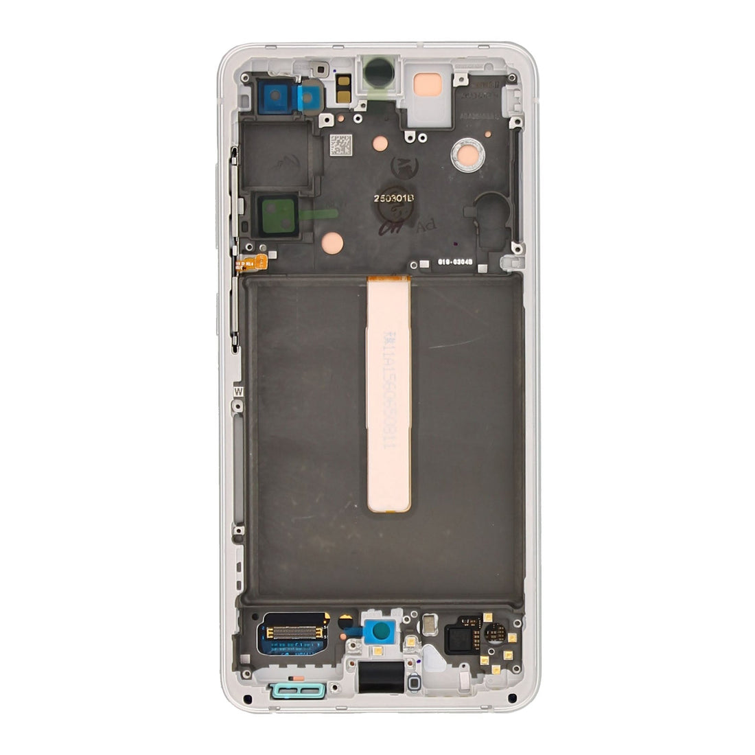 Samsung Galaxy S21 FE G990B Display And Digitizer With Frame White Service Pack