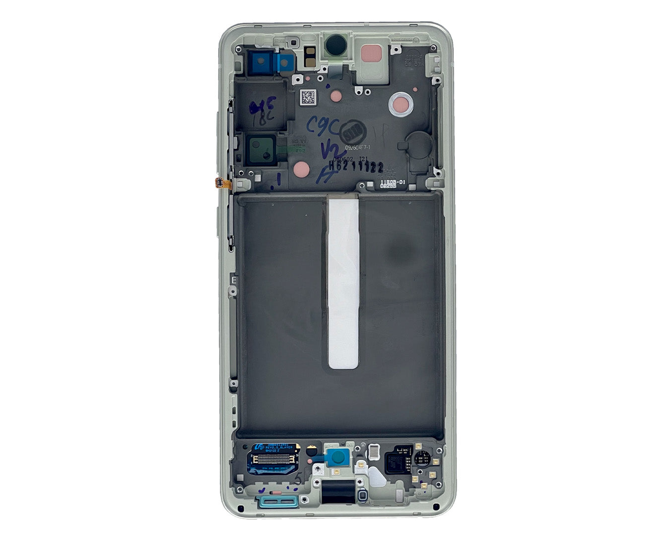 Samsung Galaxy S21 FE G990B Display And Digitizer With Frame Olive Service Pack