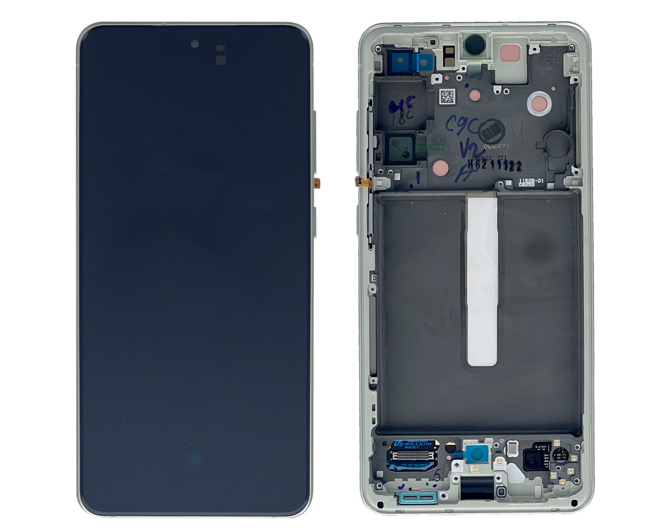 Samsung Galaxy S21 FE G990B Display And Digitizer With Frame Olive Service Pack