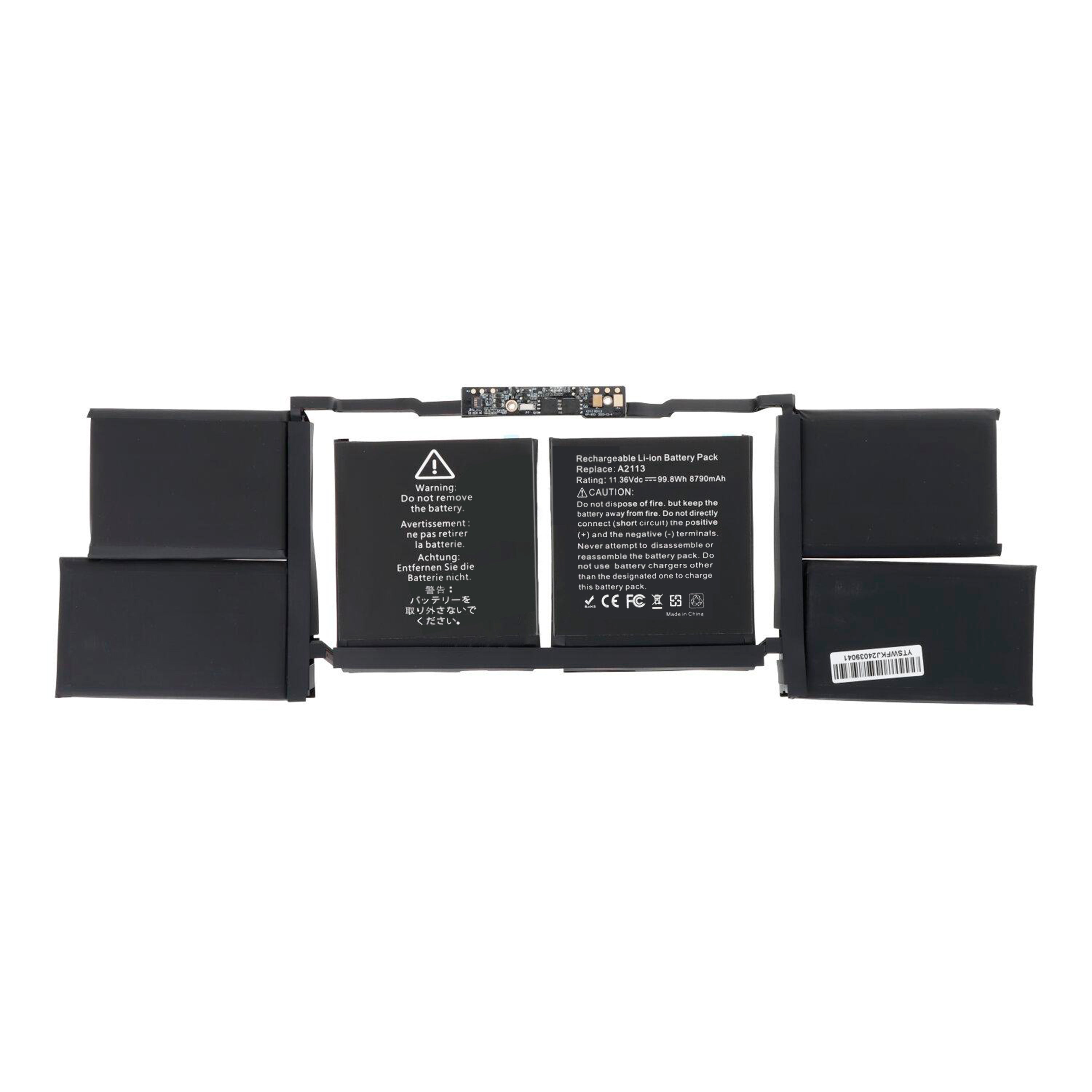 Para Apple Macbook Pro 16 polegadas (2019) Bateria A2141. A2113 OEM