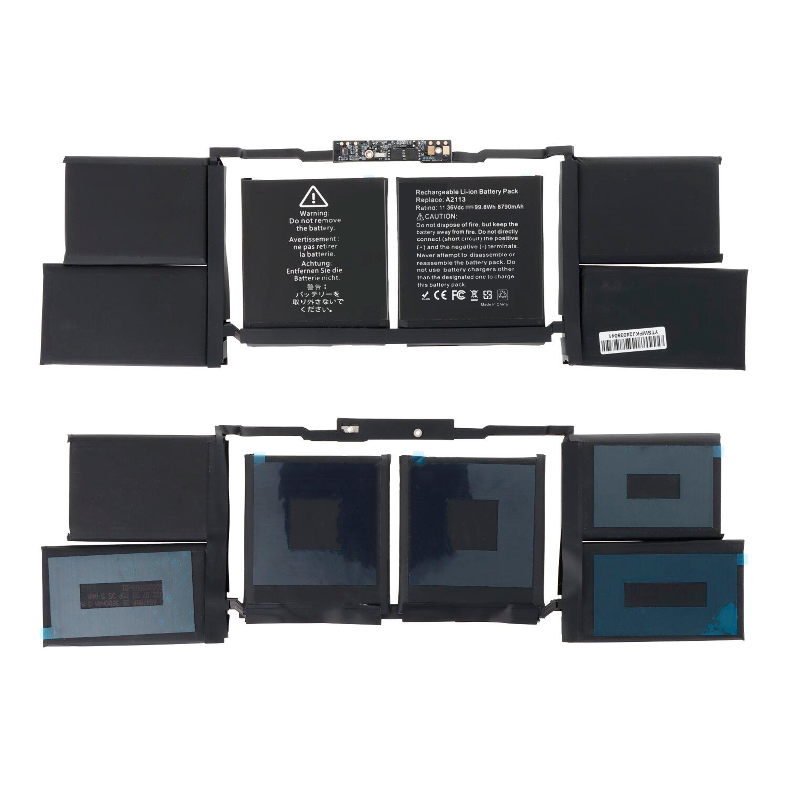 Para Apple Macbook Pro 16 polegadas (2019) Bateria A2141. A2113 OEM
