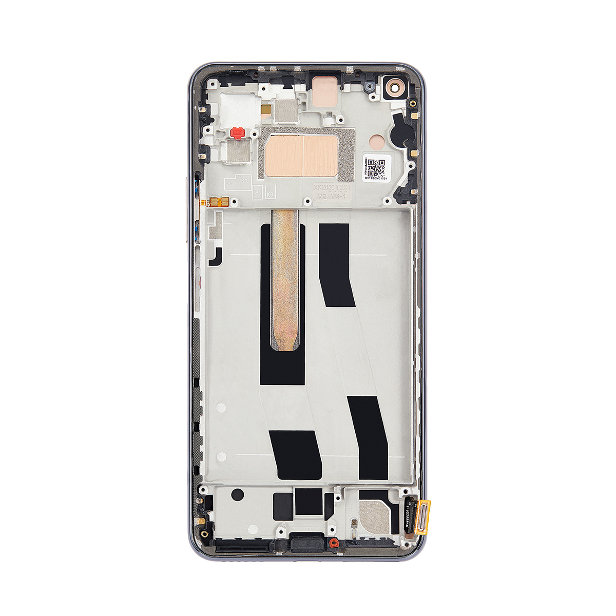 Xiaomi Mi 11 Lite 5G NE Display And Digitizer With Frame Truffle Black Service Pack