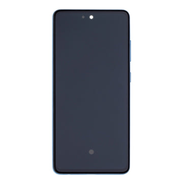 شاشة وديجيتال سامسونج جالاكسي A52 5G A526B. A52s 5G A528B مع إطار أزرق رائع Soft-OLED