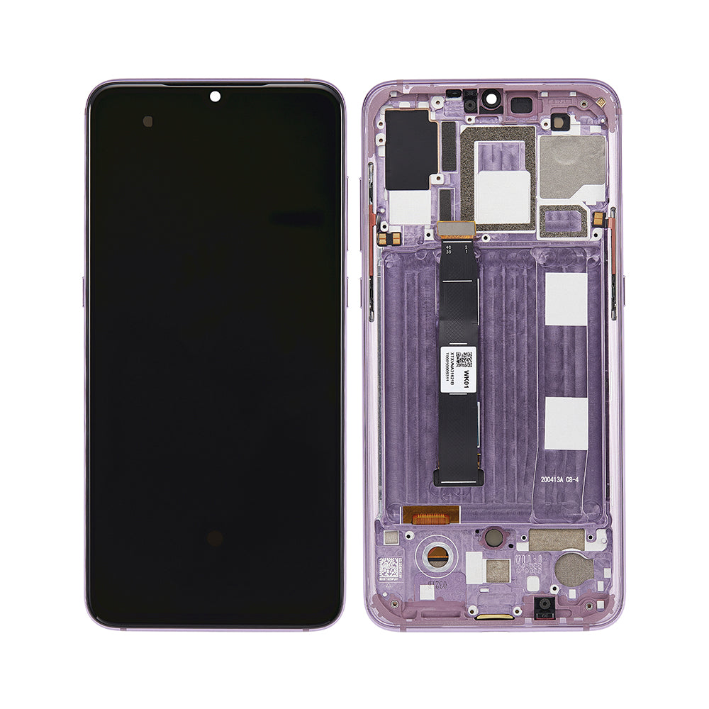 Xiaomi Mi 9 Ecrã e Digitalizador com Aro Roxo OEM
