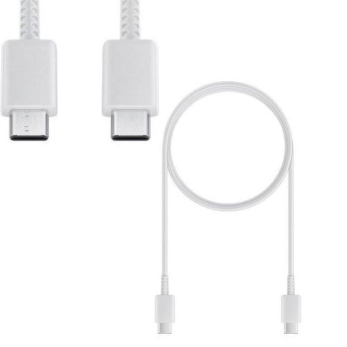 Cabo de Dados USB-C para USB-C Samsung EP-DA705BWE 100 cm Branco Original a Granel