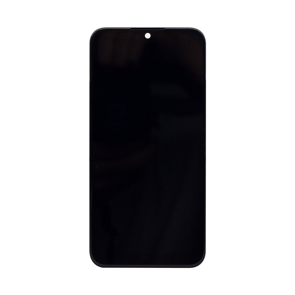 شاشة Samsung Galaxy A01 A015F وديجتايزر مع إطار - أسود - حزمة خدمة