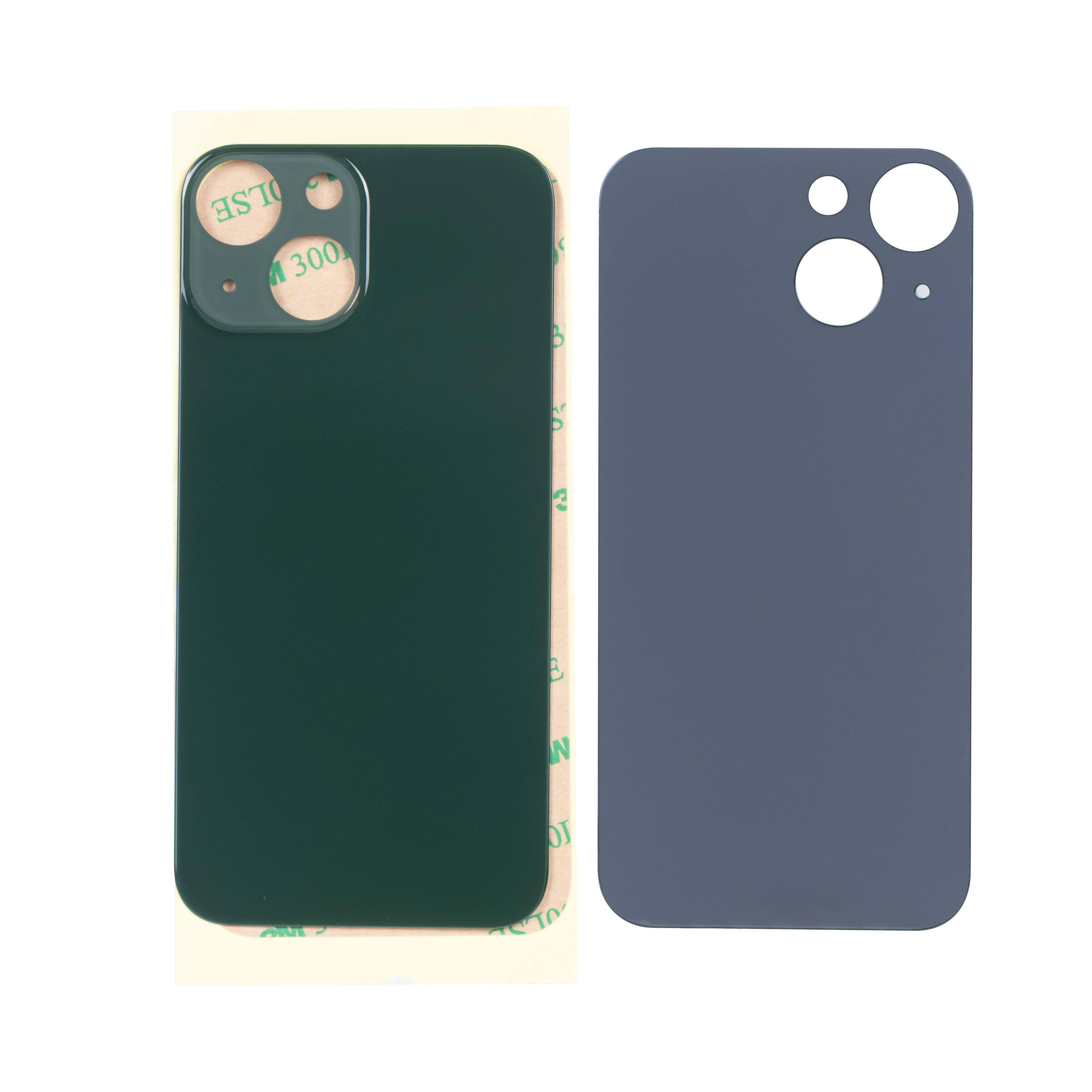 For Apple iPhone 13 Mini Back Glass. Enlarged Camera Frame Green Compatible