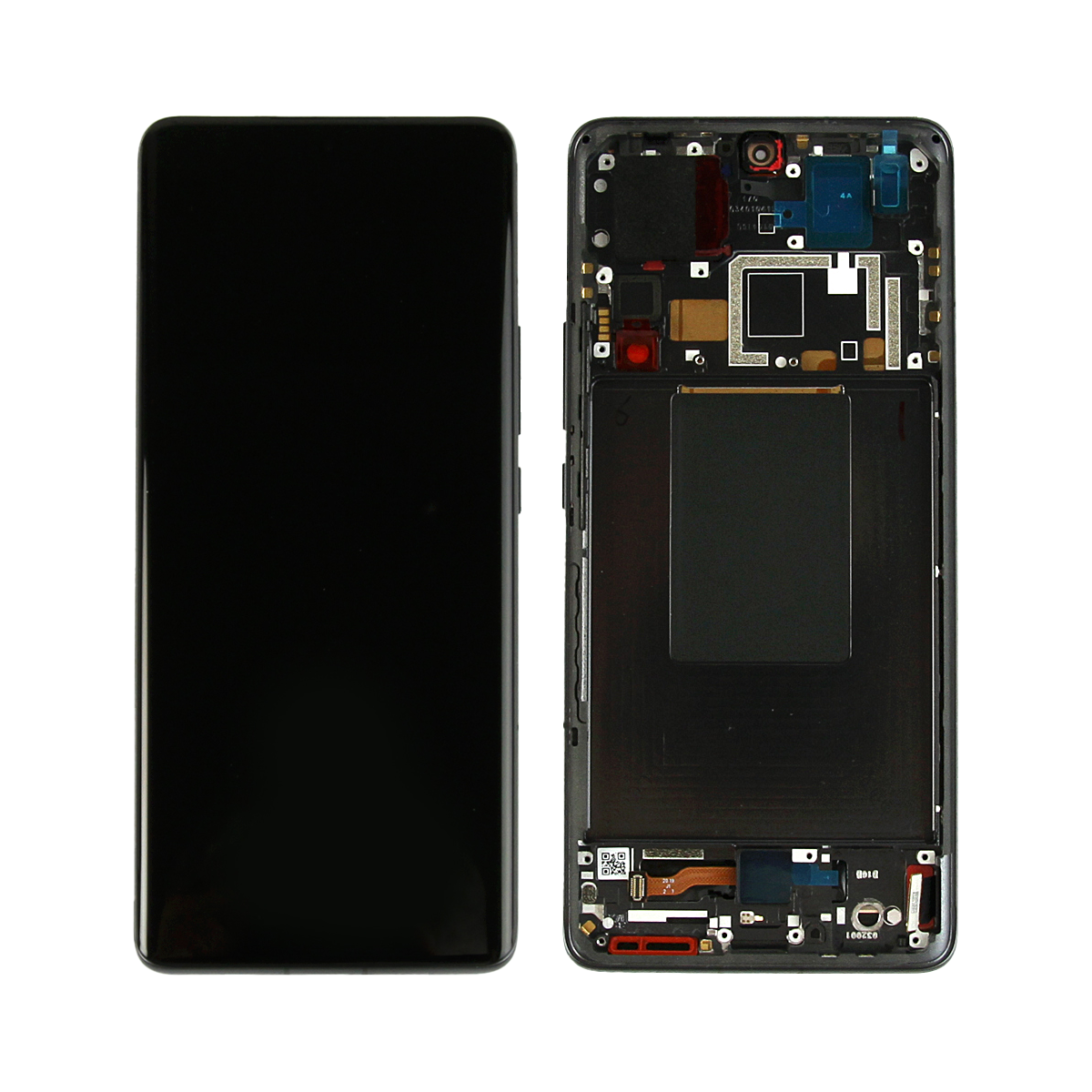 شاشة Xiaomi 12 Pro ومحول رقمي مع إطار رمادي (قطعة خدمة)
