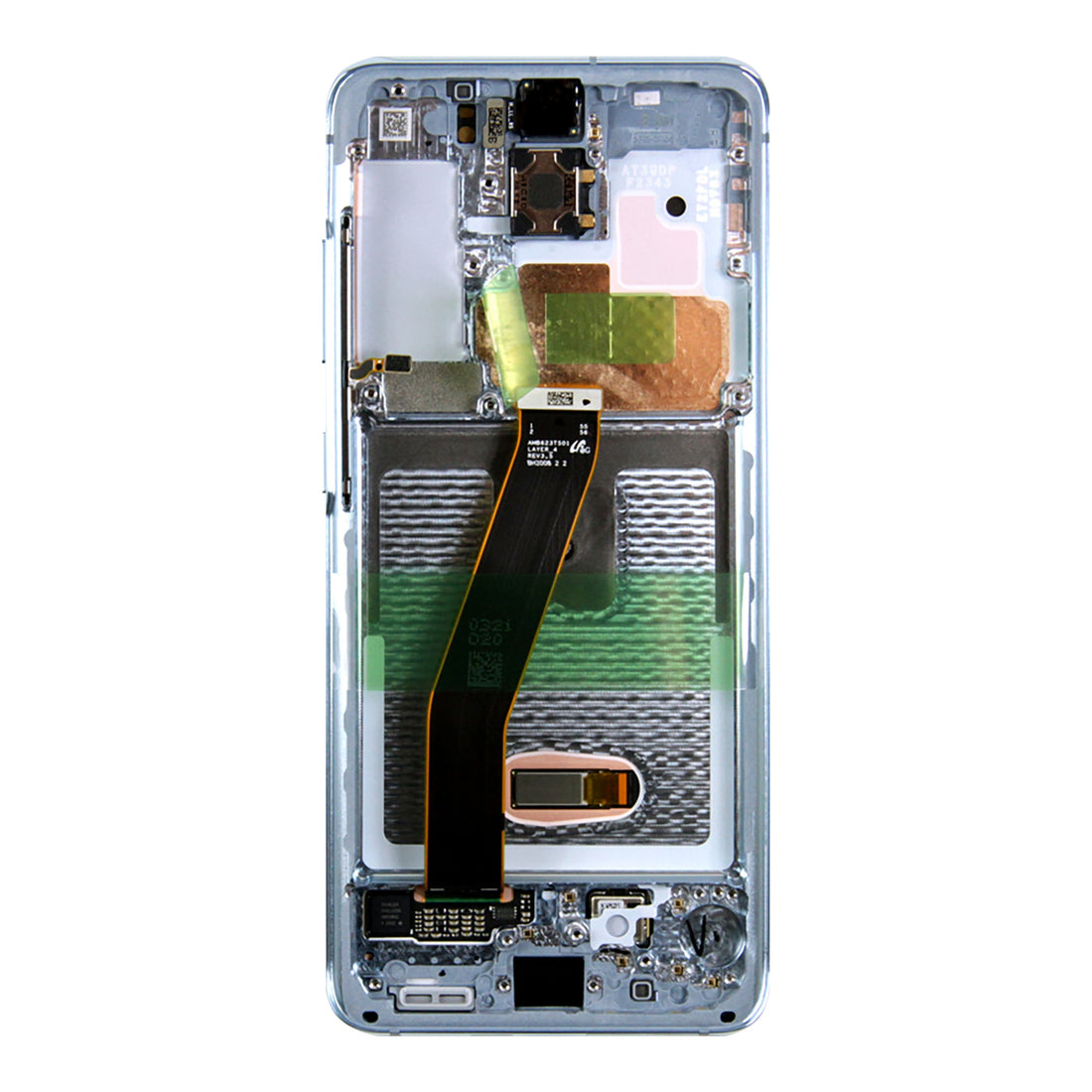 Samsung Galaxy S20 G980F. S20 5G G981F Display And Digitizer With Frame Cloud Blue Service Pack