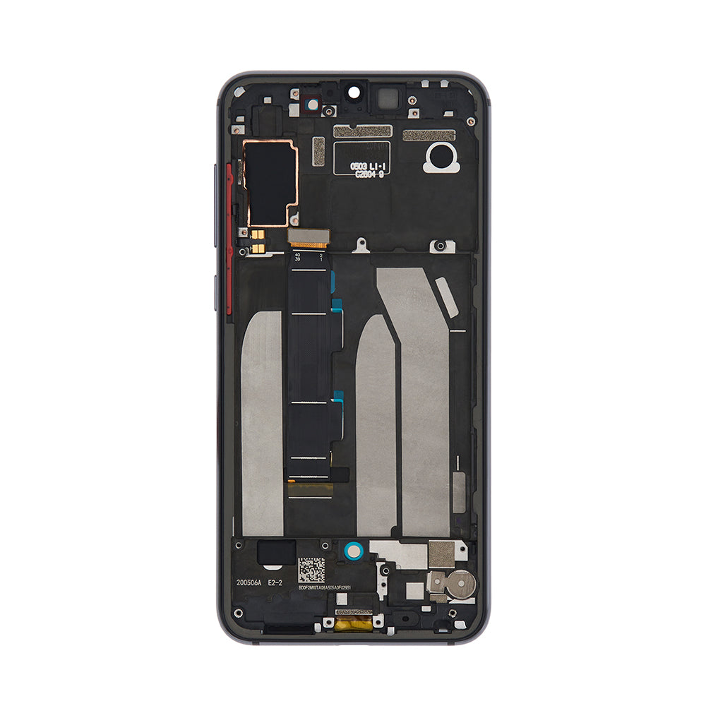 شاشة Xiaomi Mi 9 SE ومحول رقمي مع إطار رمادي (جودة الشركة المصنعة الأصلية)