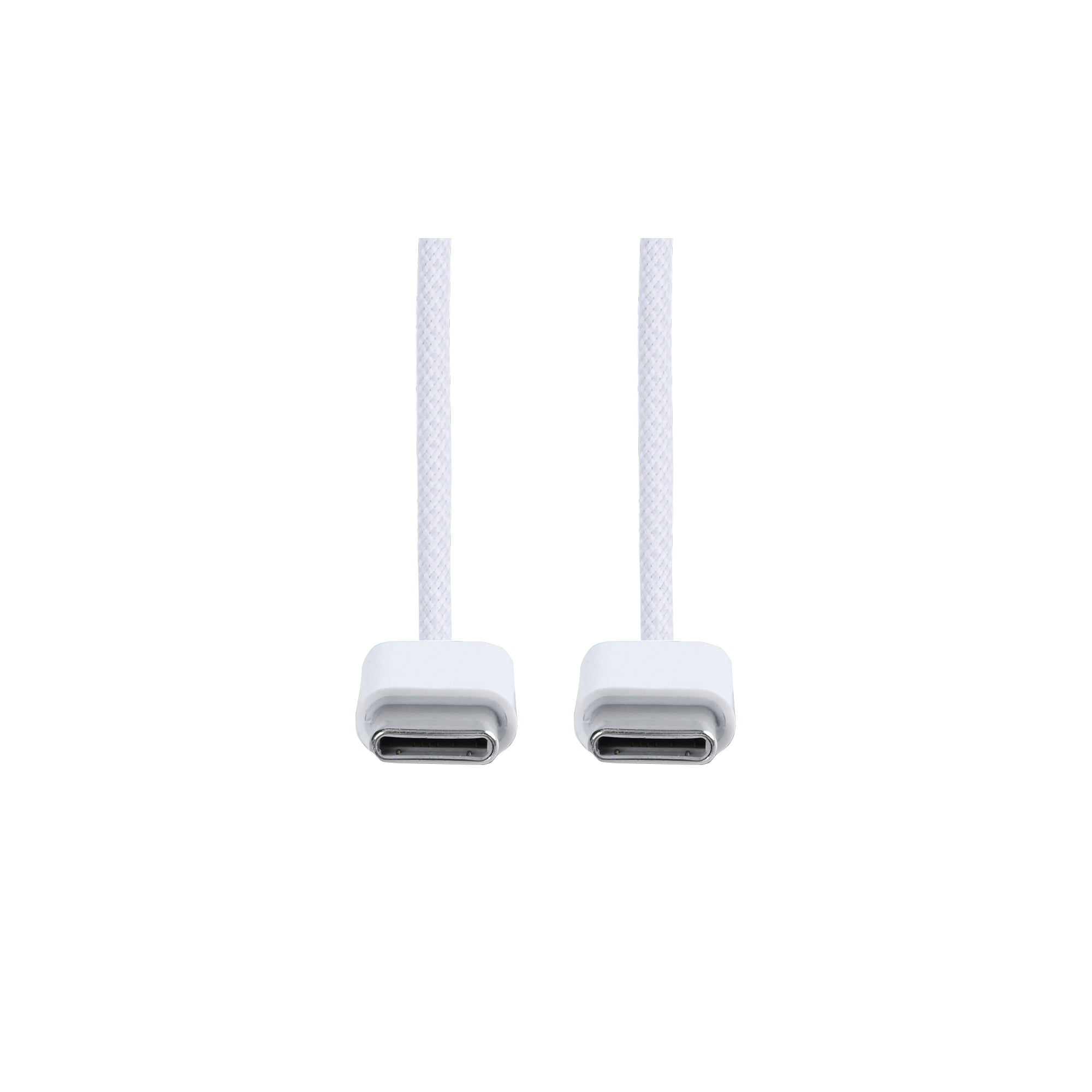لكابل Apple iPhone 15. 16. 17 Series USB-C إلى USB-C المنسوج 100 سم 60 واط أبيض بالجملة