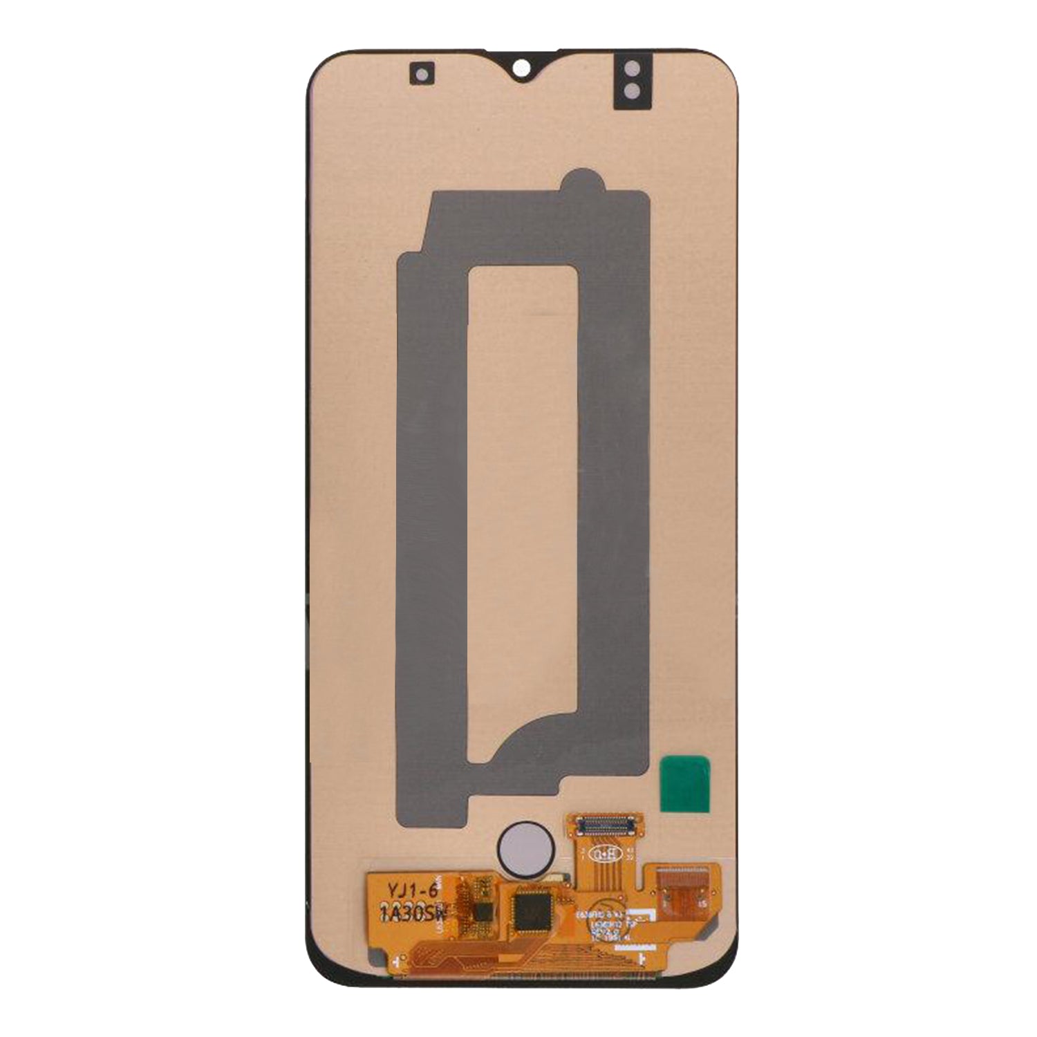 Ecrã e Digitalizador Samsung Galaxy A30s A307F Sem Armação Preto Soft-OLED