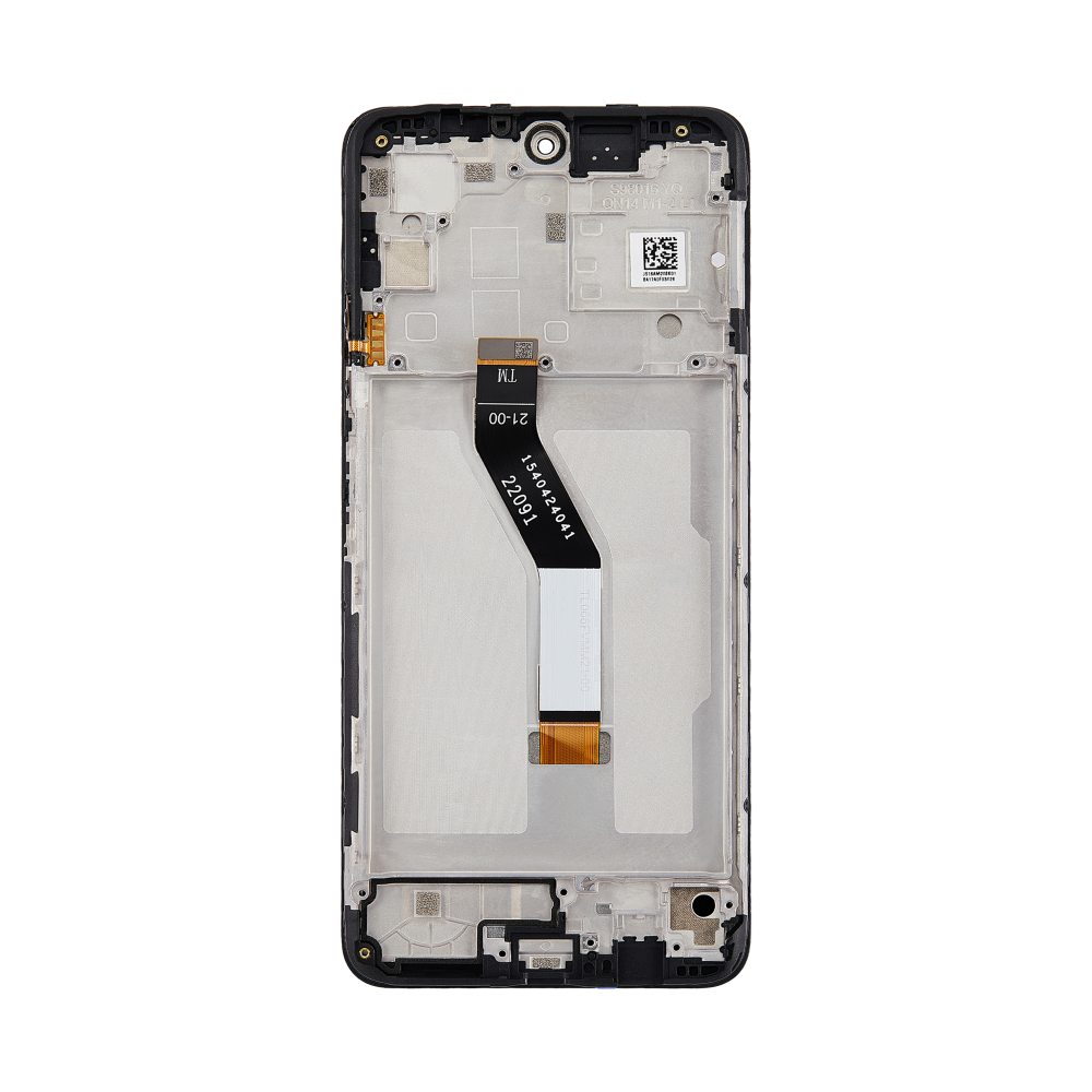 شاشة وهيكل (إطار) Xiaomi Poco M4 Pro 5G مع شاشة لمس Power Black من OEM