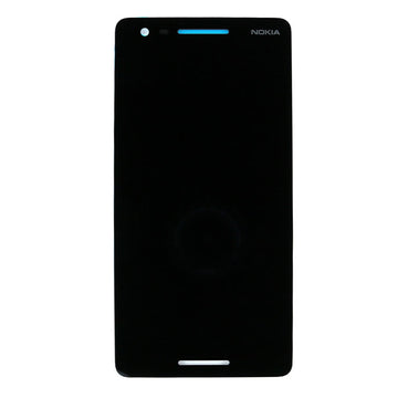 Ecrã e Digitalizador Nokia 2.1 (2018) Sem Armação Preto OEM