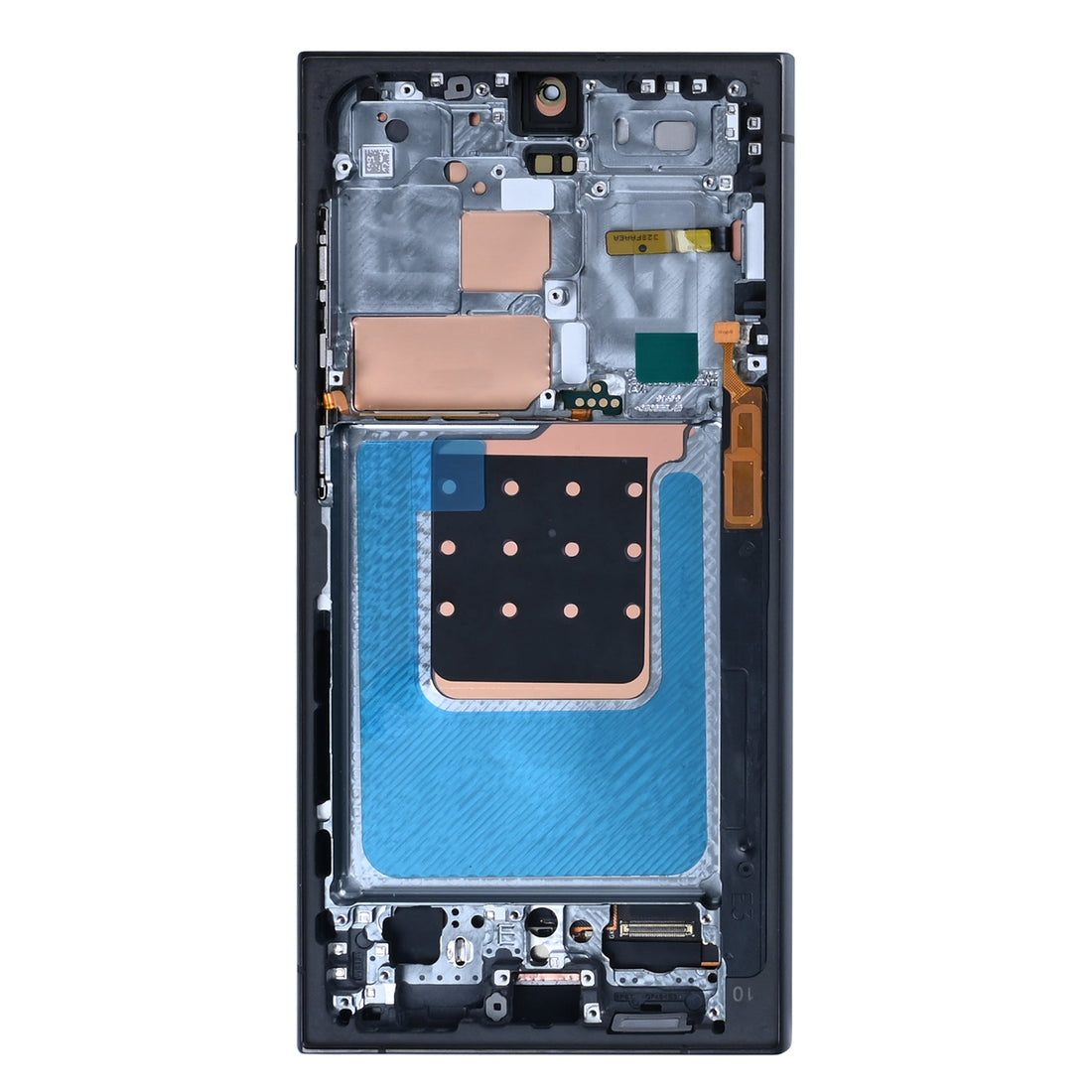 Samsung Galaxy S24 Ultra S928B شاشة وديجتايزر مع إطار تيتانيوم أسود (حزمة خدمة)