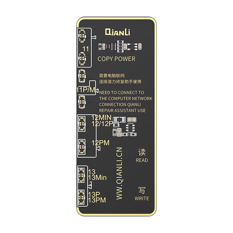 Placa de deteção do corretor de dados da bateria QIANLI Copy Power para Apple iPhone 11 a iPhone 13 Series