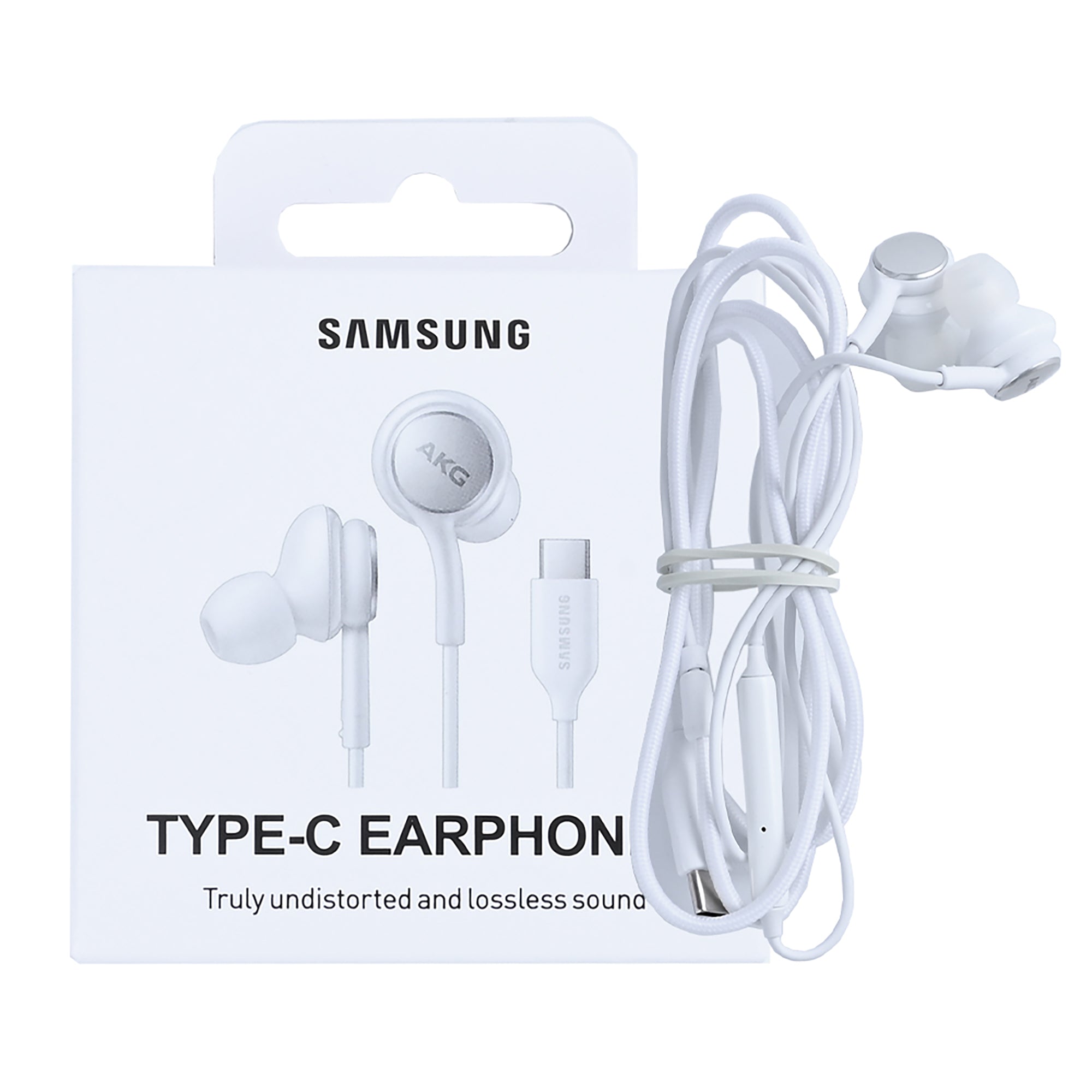 AKG Samsung Auscultadores USB-C EO-IC100BWEGEU Brancos