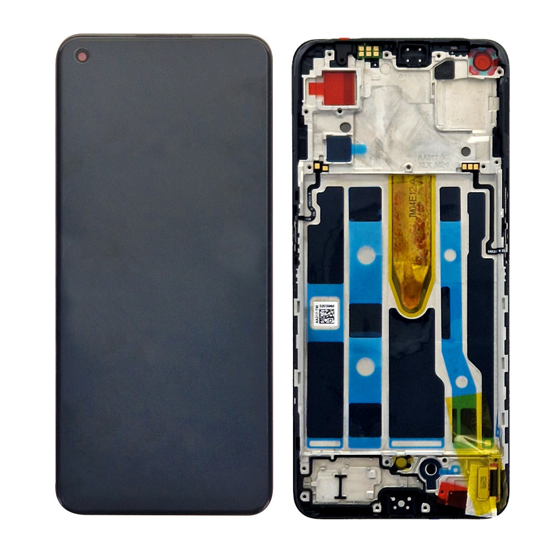 Oppo Find X5 Lite. Reno 7 5G Display And Digitizer With Frame Black OEM
