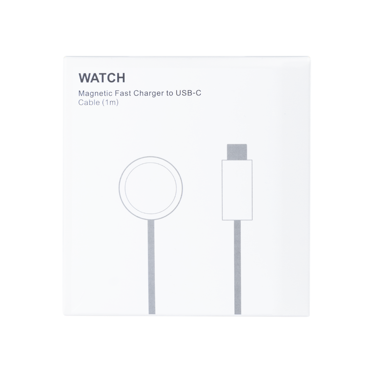 For Apple Watch Series Magnetic Charger To USB-C Cable 100cm White Retail Box
