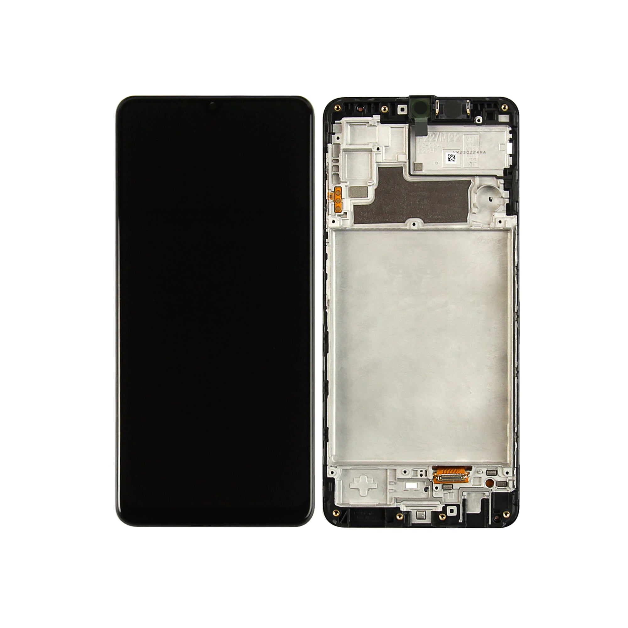 Samsung Galaxy M22 M225F Ecrã e Digitalizador Com Aro Preto Service Pack