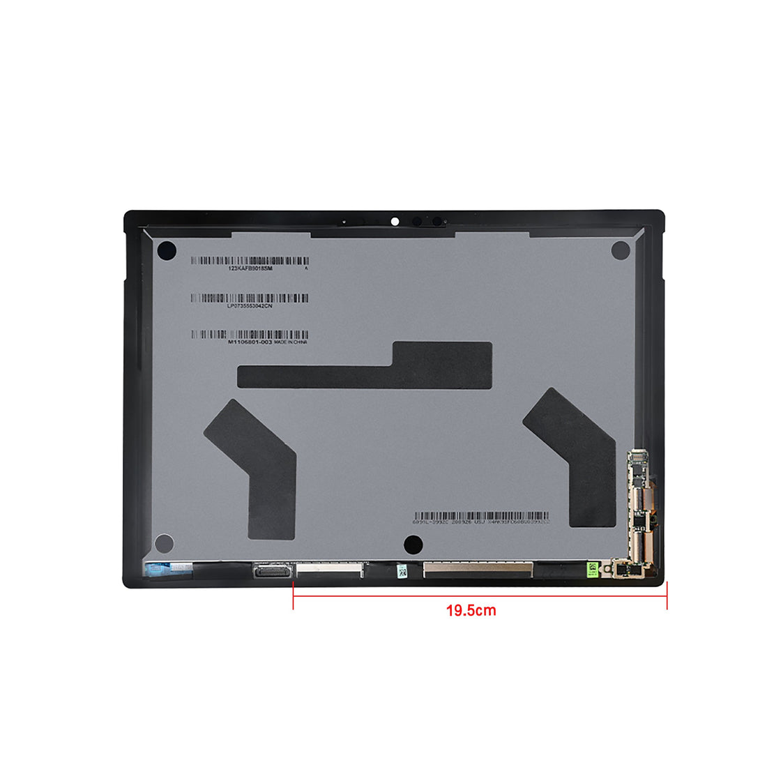 شاشة Microsoft Surface Pro 7 ولوحة لمس سوداء مع لوحة متوافقة مجددة (SMP 13197)