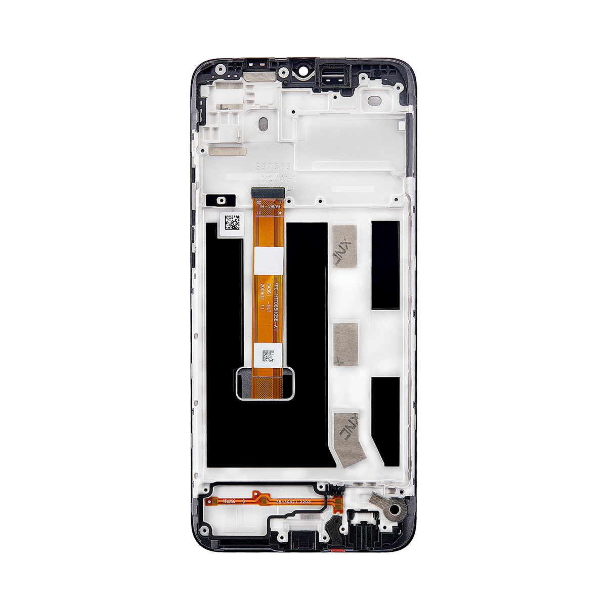 Oppo A15. Ecrã e Digitalizador A15S Com Moldura Dynamic Black OEM