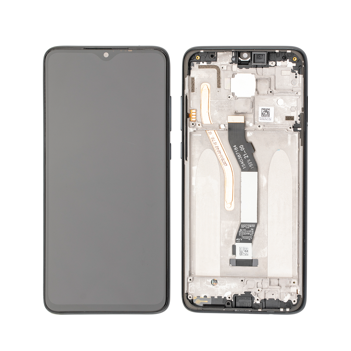 Ecrã e Digitalizador Xiaomi Redmi Note 8 Pro com Chassi Preto OEM