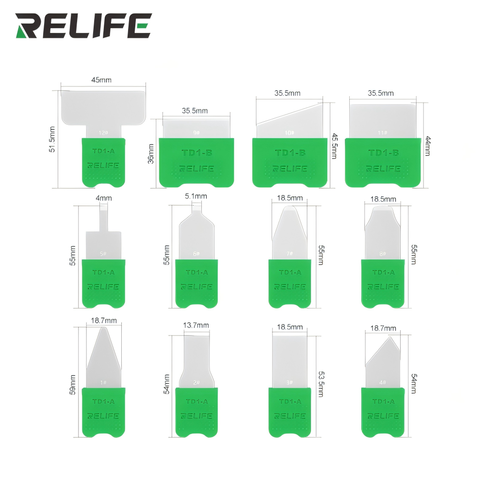 RELIFE TD1 Pro Disassembly Blade Set (12pcs)