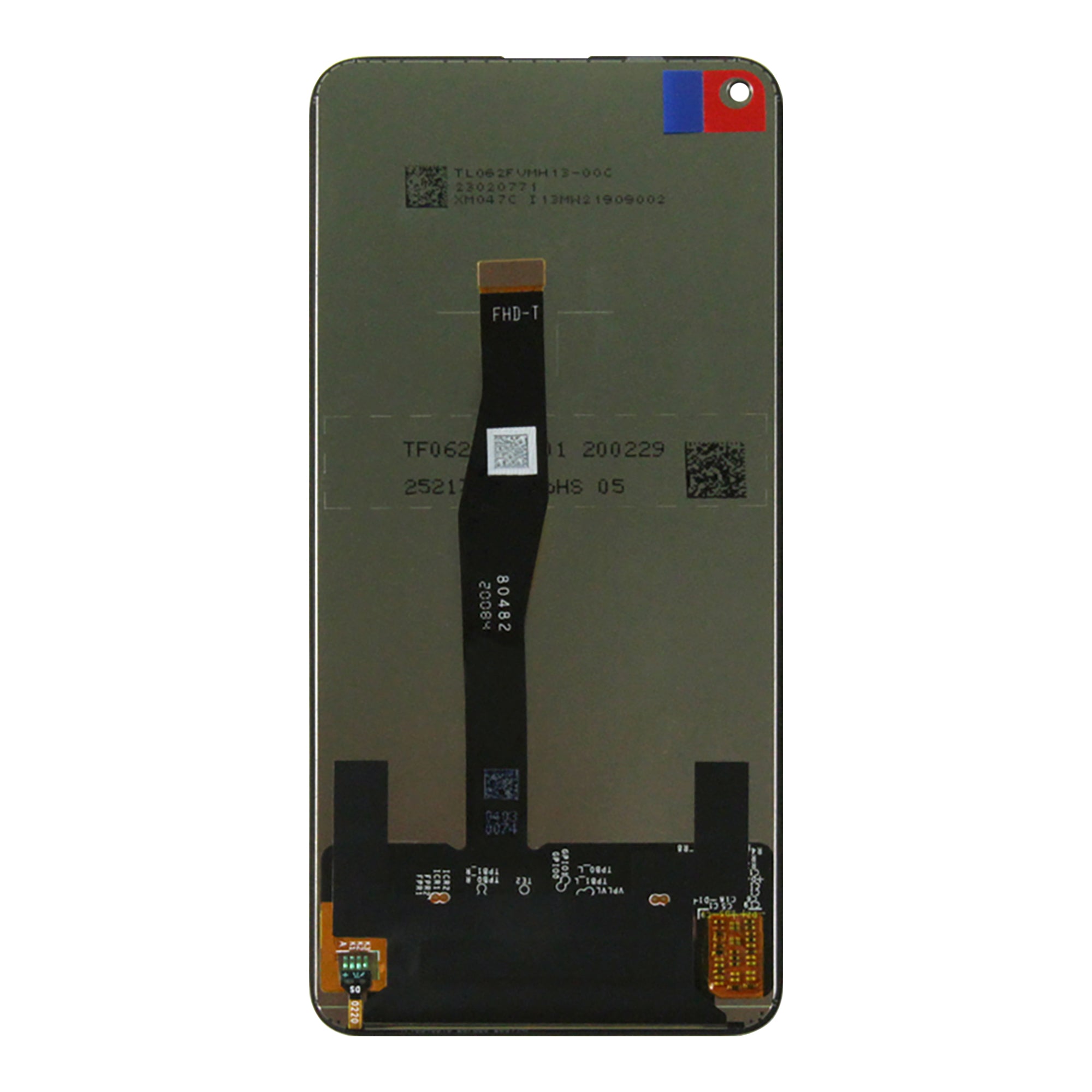 Huawei Nova 5T Ecrã e Digitalizador Sem Aro Preto OEM