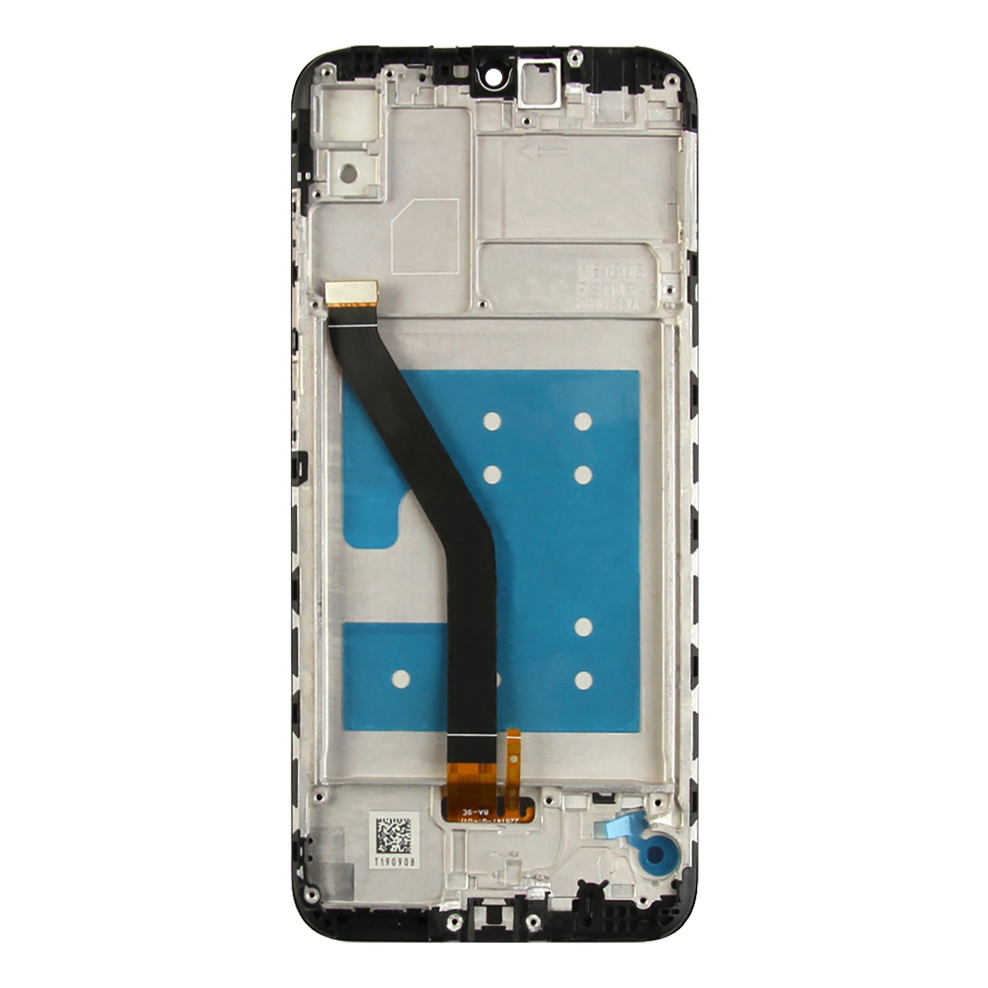 Ecrã e Digitalizador Huawei Y6s (2019) com Aro Preto OEM