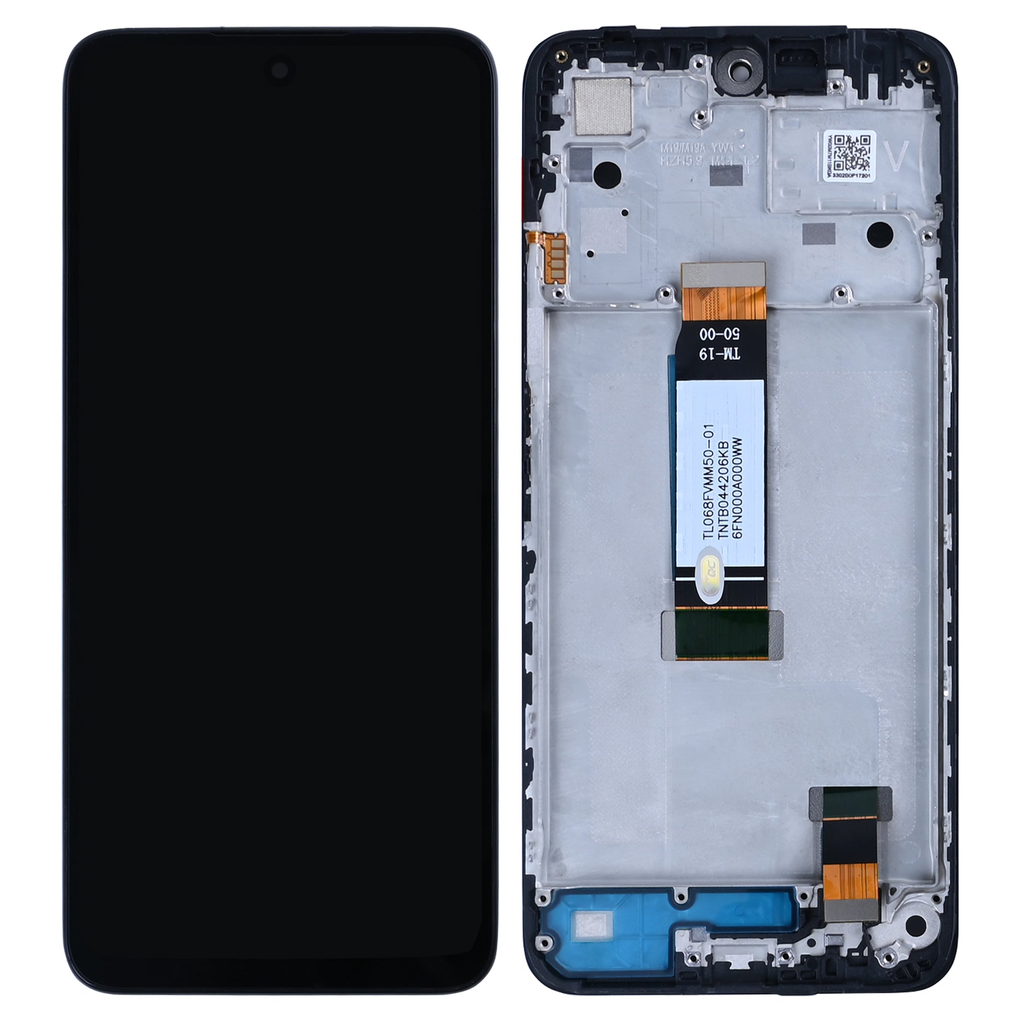 Xiaomi Redmi 12 4G. 12 5G Display And Digitizer With Frame Black OEM