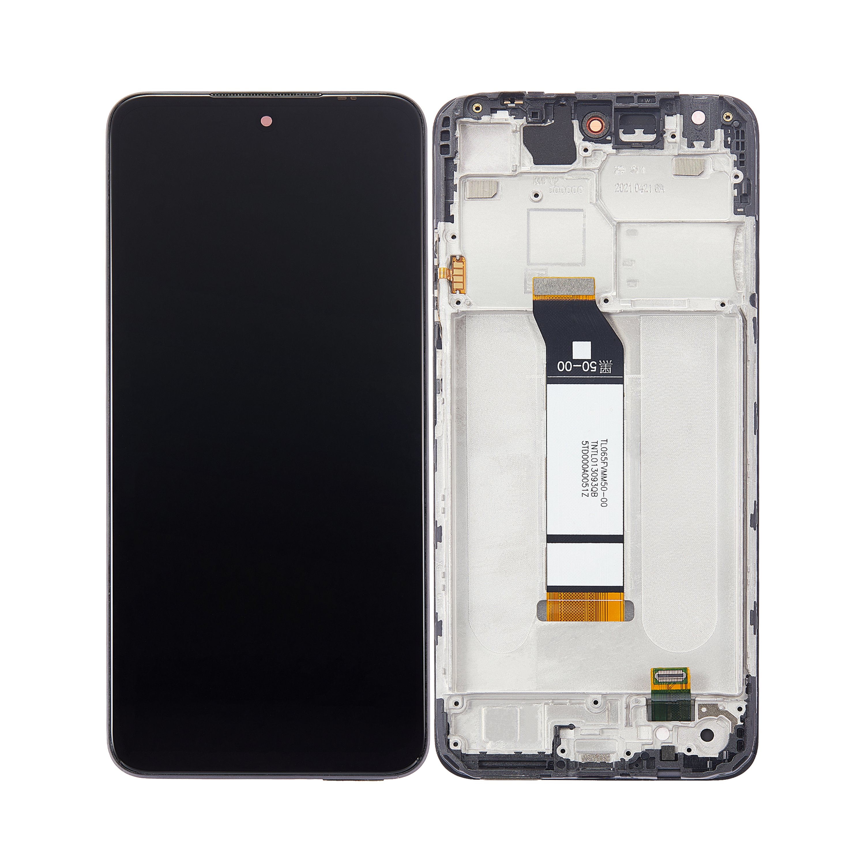 شاشة وهيكل (فريم) شاومي ريدمي نوت 10 5G. بوكو M3 برو 5G جرافيت رمادي أصلي (OEM)