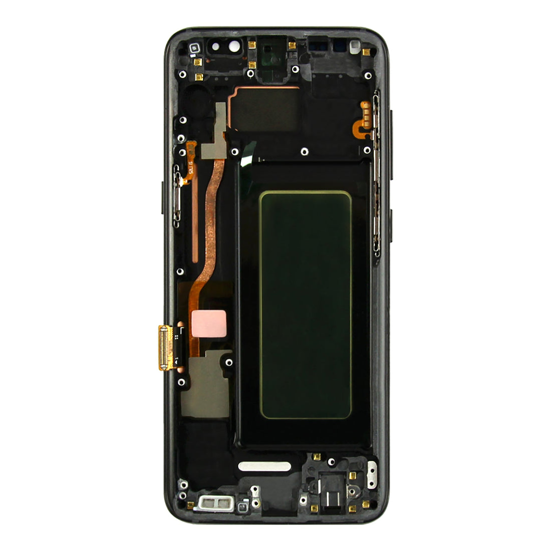 Ecrã e Digitalizador Samsung Galaxy S8 G950F com Moldura Preto Recondicionado