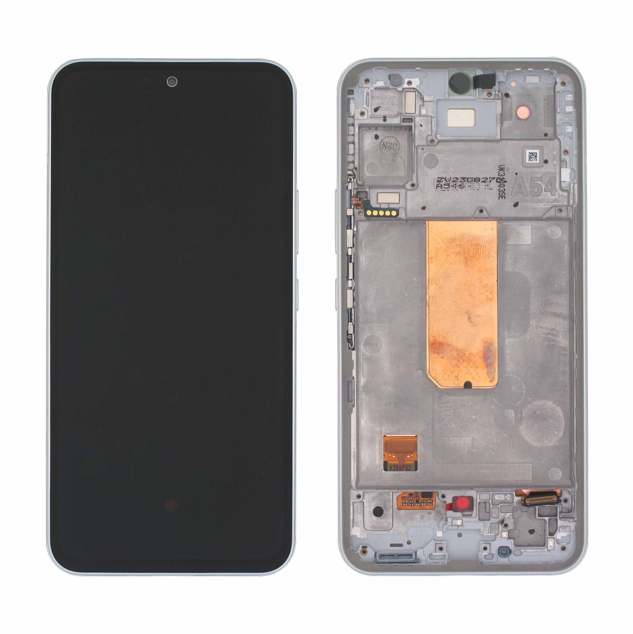 Samsung Galaxy A54 5G A546B Ecrã e Digitalizador com Aro Branco Service Pack