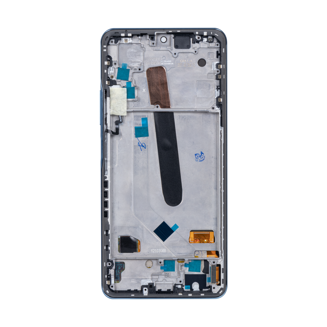 شاشة Xiaomi Poco F3 وديجتايزر مع الإطار باللون الأزرق المحيطي العميق (OEM)