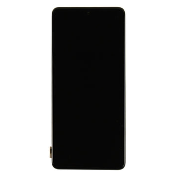 Ecrã e Digitalizador Samsung Galaxy M52 5G M526B com Armação, Service Pack Preto