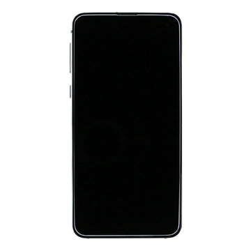 شاشة وديجيتال سامسونج جالاكسي S10e G970F مع إطار (بريزم وايت) حزمة خدمة