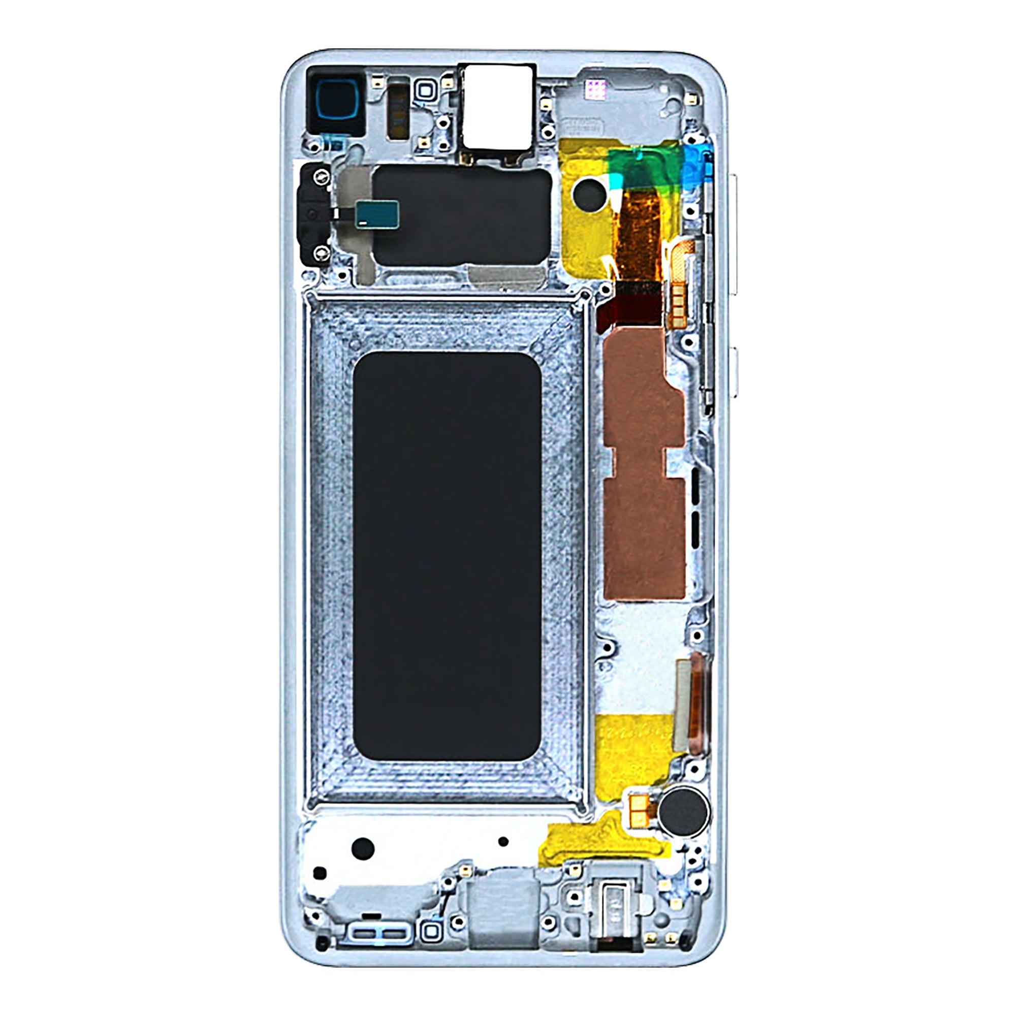 شاشة وديجيتال سامسونج جالاكسي S10e G970F مع إطار (بريزم وايت) حزمة خدمة