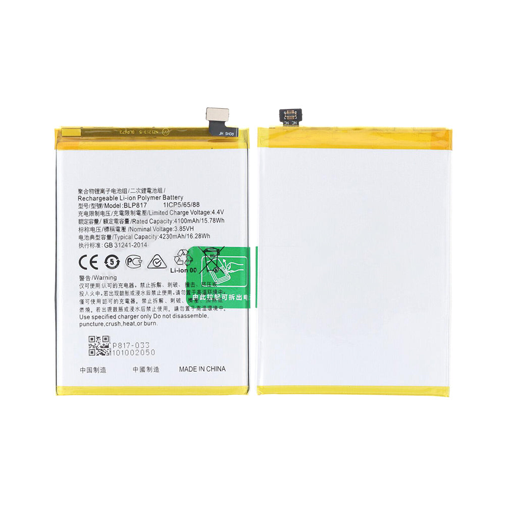 Oppo A15. A15S Battery BLP817 Original