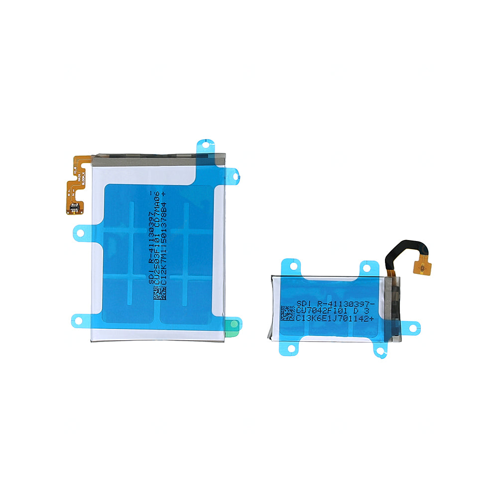 مجموعة البطارية الرئيسية والفرعية لهاتف Samsung Galaxy Z Flip 5G F707B طراز EB-BF707ABY أصلية