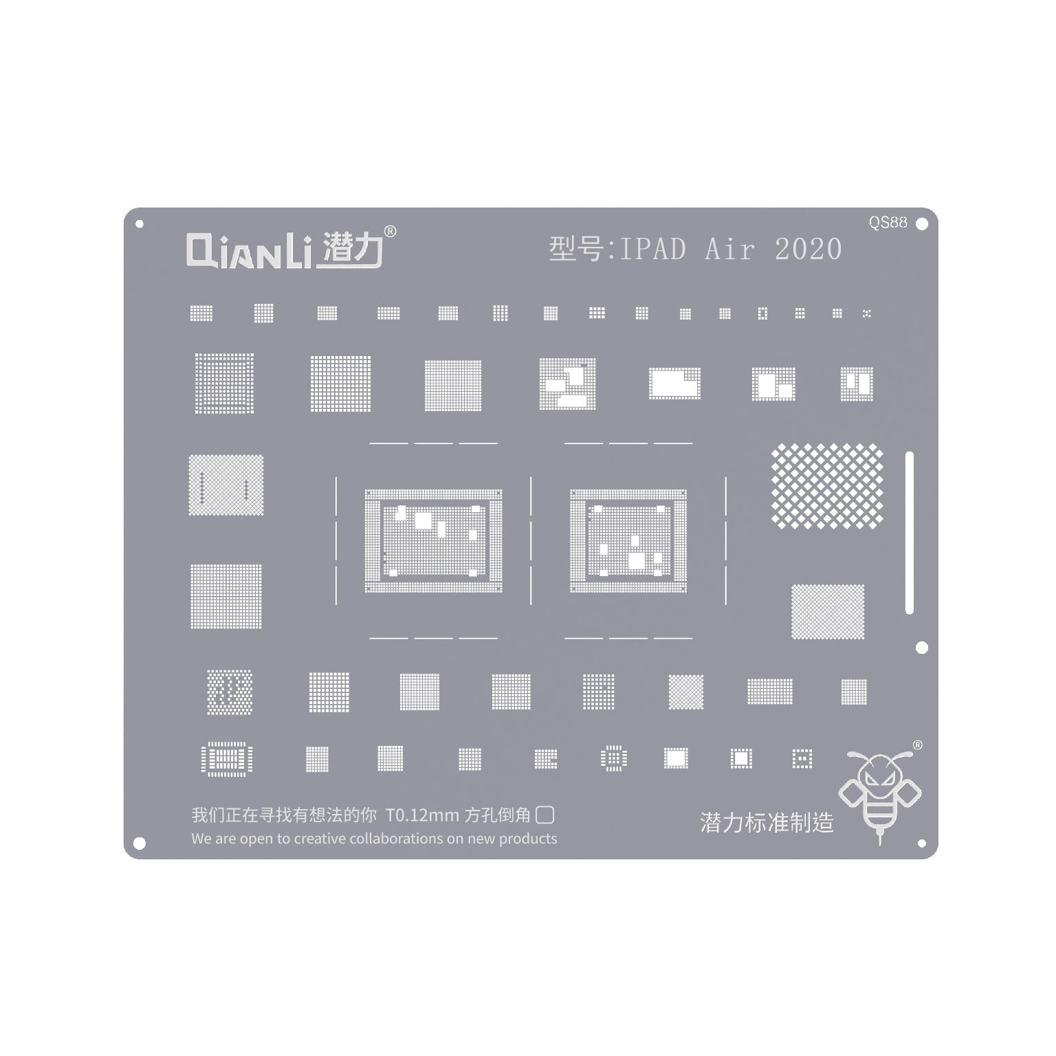 QIANLI Bumblebee Stencil QS88 For Apple iPad Air (2020)