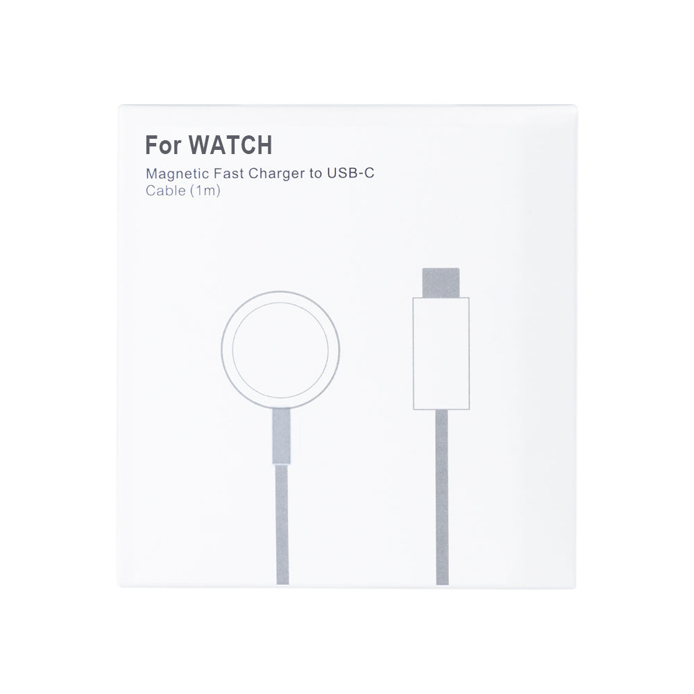 Cabo de carregamento magnético de Apple Watch Series para USB-C 100 cm Branco